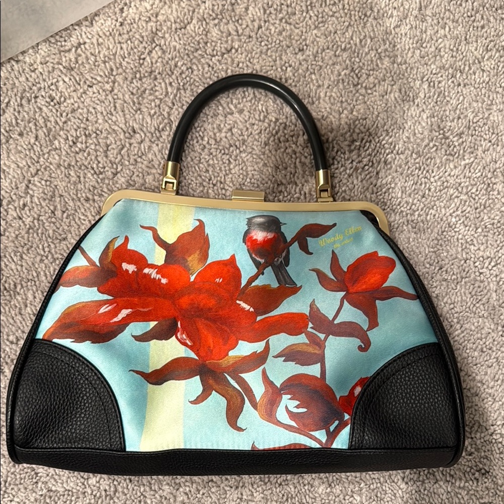 Woody Ellen Artist Chic Floral Shoulder Bag Set